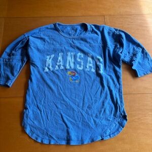 Boxercraft XS Kansas Jayhawks Blue T-shirt